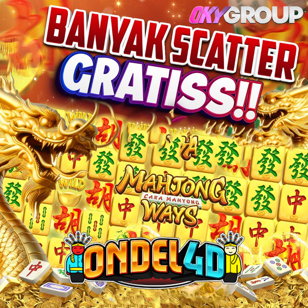 Banyak Scatter Gratis Mahjong Ways di ONDEL4D